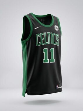 Nike Black and Green Celtics #11 Basketball Jersey #kyrie #irving #kyrieirving